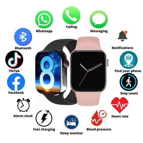 i8 Pro Max - Bluetooth Smartwatch - Promo 60% Today